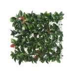 Siepe artificiale photinia 100x100cm verde