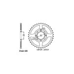 Sifam - couronne 51 dents xls / xr 125 79 - 87 pas428 / z51