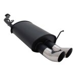 Silencieux echappement bmw e36 compact 316i - 2x76mm dtm - 13693950