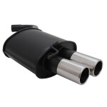 Silencieux echappement bmw e90 / e91 316i / 318i / 320i - 2x76mm - 13695575