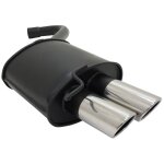 Silencieux echappement bmw e90 / e91 316i / 318i / 320i - 2x76mm sr - 27672662