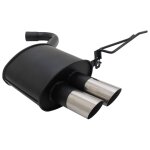 Silencieux echappement bmw e90 / e91 316i / 318i / 320i n43 - 2x76mm ms - 27672666