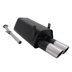 Silencieux echappement bmw serie 3 e36 316 / 318 - 2x90mm sr - 27672642