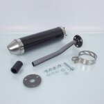 Silencieux echappement giannelli pour moto yamaha 50 dt r trail 1997 a 1999 neuf