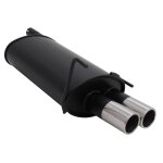 Silencieux echappement mercedes classe c w202 93 - 00 - 2x76mm - 32243604