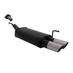 Silencieux echappement opel astra g berline 98 / 04 - 2x76mm ms - 13754903