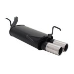 Silencieux echappement opel corsa c 00 / 06 - 2x76mm - 13755217