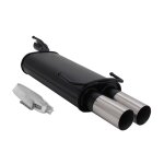Silencieux echappement opel kadett e 84 / 93 - 2x76mm rl - 13749977