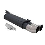 Silencieux echappement opel kadett e 84 / 93 - 2x90mm dtm - 13750032
