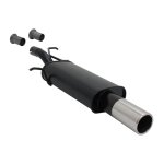 Silencieux echappement peugeot 307 00 / 07 - 1 x 90mm - 32568085