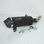 Silencieux pot echappement polini pour scooter yamaha 250 xmax 190. 0064 black