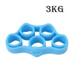 Silicone finger gripper strength trainer resistance band hand grip wrist yoga stretcher finger trainer ...