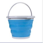 Silicone pliable seau de lavage de voiture en plein air pche seau en plastique salle de bain cuisine ...