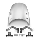 Silver car�nage de pare - brise de phare abs de haute qualit� pour moto, accessoires pour bmw r nine ...