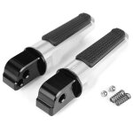 Silver repose - pieds de passager arri�re cnc, pour bmw s1000r s1000rr 14 - 19 s1000 r rr 2014 2015 2016 ...