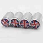 Silver4 pices / lot vlo moto voiture pneus roue pneu jante valve bouchons couverture anti - poussire ...