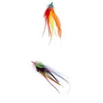 Simulation de pche a la mouche, truite, saumon, steelhead, 2 pices yd1496