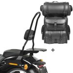 Sissy bar csxl fix + sacoche arri�re lx pour moto custom 18 - 25 cb43958