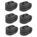 Six silents blocs echappement - renault laguna 1. 8 16v 11 / 1993 - 03 / 2001