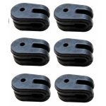 Six silents blocs echappement - renault master 2. 5 dt 95 07 / 1980 - 07 / 1998