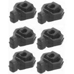 Six silents blocs echappement - renault r19 cabriolet 1. 7 07 / 1991 - 04 / 1992