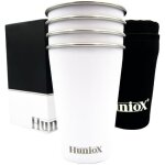 Sjzg - ® 4 x 500 ml tasse camping ¿ vaisselle camping ¿ mug reutilisable ¿ tasse en metal ¿ verre ...