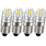 Sjzg - e10 ampoule led 4. 5v non polaire 3030 2smd puce mini vis indicateur ampoule remplacement lampe ... Sjzg - e10 ampoule led 4. 5v non polaire 3030 2smd puce mini vis indicateur ampoule remplacement lampe ...