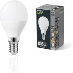 Sjzg - led ampoule e14 balle de golf chaud 2700k, 806lm, 7. 3w (equivalent a 60w) dpolie non dimmable ...