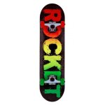 Skateboard rocket rasta 8inch Skateboard rocket rasta 8inch
