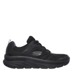 Skechers dlux baskets de running sport chaussures hommes couleur noir taille 44