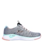 Skechers filles solar fuse baskets de running chaussures de sport course a pied - gris - 28. 5