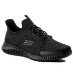 Skechers flex elite chaussures de sport baskets basses hommes - noir - 43