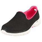 Skechers go walk 6 femme chaussures de marche noir rose - 37
