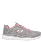 Skechers graceful gc baskets de running course sport chaussures femmes couleur gris taille 38