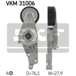 Skf vkm 31006 poulie - tendeur, courroie trapézoidale a nervures Skf vkm 31006 poulie - tendeur, courroie trapézoidale a nervures