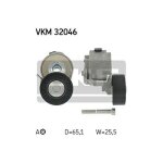 Skf vkm 32046 poulie - tendeur, courroie trap�zoidale a nervures