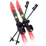 Skis et btons de neige pour enfants dbutants, planches de ski a faible rsistance pour 4 ans et moins, ...