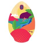 Skimboard wood hanauna yellow / orange 30