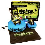 Slackers slackline classic 15m, avec sangle d'apprentissage supplmentaire, idal pour la motricit des ...