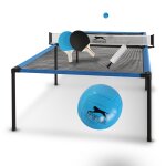 Slazenger spyder air table de ping pong 240 x 120 x 63 cm - l�ger et compact - jeux multiples - ping ...