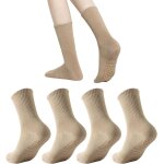 Slep - 2 paires chaussettes pilates yoga chaussettes antidrapantes, chaussettes de sport, chaussettes ...