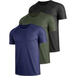 Slep - lot de 3 t - shirts de course a pied a séchage rapide pour homme - hauts de sport anti - transpiration ... Slep - lot de 3 t - shirts de course a pied a séchage rapide pour homme - hauts de sport anti - transpiration ...