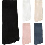 Slep - 5 paires chaussettes a doigts femme 35 - 42, chaussettes orteils séparés respirantes, chaussettes ... Slep - 5 paires chaussettes a doigts femme 35 - 42, chaussettes orteils séparés respirantes, chaussettes ...