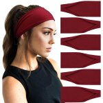 Slep - 6 pices bandeau cheveux pour femme yoga courir bandeaux sport entranement bandeaux mignon accessoire ...