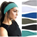 Slep - 6 pices bandeau cheveux pour femme yoga courir bandeaux sport entranement bandeaux mignon accessoire ...