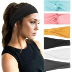 Slep - 6 pices bandeau cheveux pour femme yoga courir bandeaux sport entranement bandeaux mignon accessoire ...
