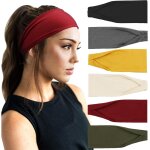 Slep - 6 pices bandeau cheveux pour femme yoga courir bandeaux sport entranement bandeaux mignon accessoire ...