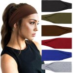 Slep - 6 pices bandeau cheveux pour femme yoga courir bandeaux sport entranement bandeaux mignon accessoire ...