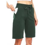 Slep - bermuda long en coton pour femme - 25, 4 cm - pour le yoga, l'exercice - longueur genou - entraînement ... Slep - bermuda long en coton pour femme - 25, 4 cm - pour le yoga, l'exercice - longueur genou - entraînement ...