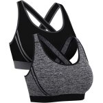 Slep - brassiere sport femme sans armature croisées derrière push up avec coussinets pour course yoga ... Slep - brassiere sport femme sans armature croisées derrière push up avec coussinets pour course yoga ...